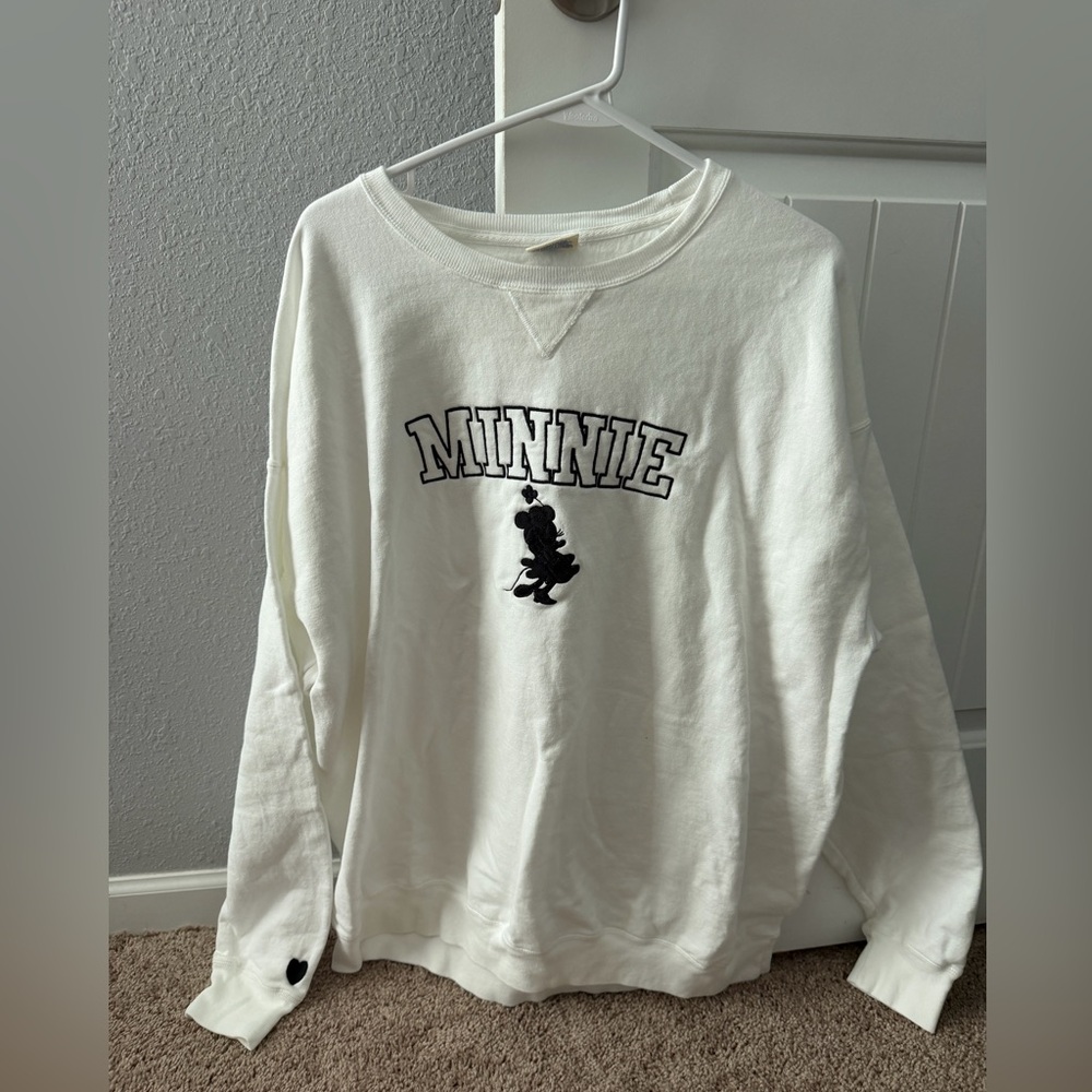 Minnie and Mickey Honeymoon Sweatshirts.